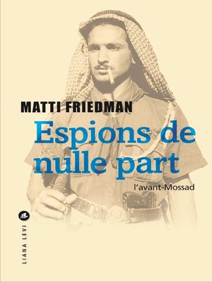 cover image of Espions de nulle part